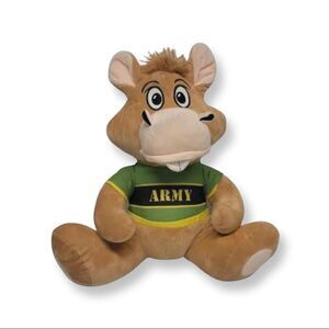 USArmy Mascot Jumbo Stuffed Plush Jackson Mule/Donkey Military Veterans Armed